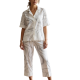Women's Breathable Long-Sleeve Printed Casual Comfortable Pajama Set